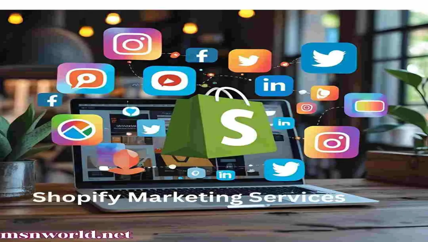 Shopify Marketing Services engaged with social media